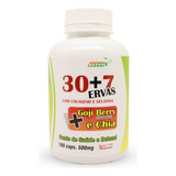 30 7 Ervas Goji Berry E Chia 180 Cápsulas 500mg