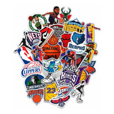 30 Adesivos Basketball Times Nba Bulls Lakers Boston Kings