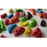 30 Agarras Escalada Infantil C/ Fixador Para Madeira