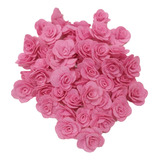 30 Aplique Florzinha Para Laços Flor De Tecido Poliéster 3cm