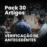 30 Artigos De Texto Em Plr Sobre Verificar De Antecedentes