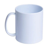 30 Canecas De Polímero/plástico Branca 325ml Para Sublimação