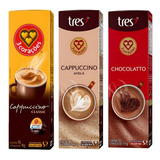 30 Cápsulas De Cappuccino Compatível Cafeteira Tres Corações