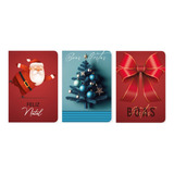 30 Cartões De Natal C/ Envelopes