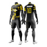 30 Jogo De Camisa Short E Meião Fardamento Uniforme Futebol