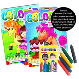 30 Kit Livrinho Revista Colorir Unicórnio