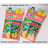 30 Kits Livros De Colorir Com