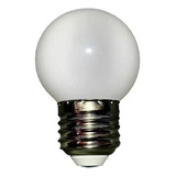 30 Lâmpada Bolinha Led 1w E27 Branco Frio P/ Espelho Camarim