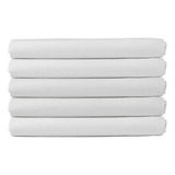 30 Lençol 100% Algodão Percal Fios 200 Atacado Solteiro Cor Branco