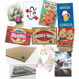 30 Placa De Decoração Mdf 30x20 Retrô Vintage Frases Bebidas