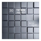 30 Placa Painel De Parede De 7,5m² 3d Preto 50x50cm P/ Casa