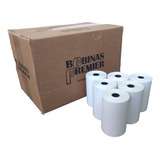 30 Rolos Bobina Térmica 80x40 Amarela Tanca Elgin Bematech Cor Branco