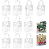 30 Sacola Multi Uso Pvc Com Alça Transparente Bolsa D Praia