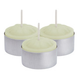 30 Velas Rechaud Cor Marfin Aroma Cravo Suporte Aluminio