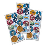 30 Adesivos Naruto 3 Cartelas Com 10 Adesivos Cada