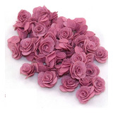 30 Aplique Florzinha Para Laços Flor De Tecido Poliéster 3cm