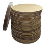 30 Bolacha Sousplat Suplat 25cm Redondo Circulo Mdf Souspla