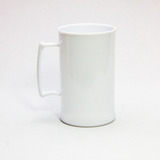 30 Caneca De Chopp Acrílico Branco Lisa Para Transfer 500ml