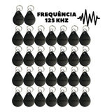 30 Chaveiros Aproximação Tag Intelbras Rfid 125khz Th 1000 Cor Preto