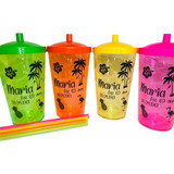 30 Copos Twister 500ml Personalizados Tampa canudo