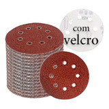 30 Discos Lixa Pluma Lixadeira 125mm 8 Furos 5 Polegad