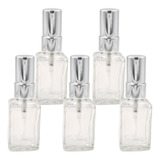 30 Frascos 30ml Vidro Quadrado Perfume Com Válvula Spray