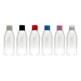 30 Frascos Plásticos Pet 100 Ml Redondo Tampa Flip Top