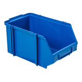 30 Gaveta Plástica Bin N6 Caixa Organizadora Azul