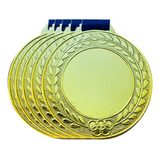 30 Medalhas 44mm Personalizáveis Centro Liso Acompanha Fita