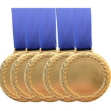30 Medalhas 6cm Ouro Prata Bronze Para Adesivar Metal Mérito