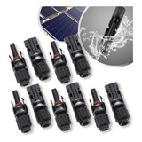 30 Par Plug Terminal Conector Mc4 Cabo Painel Energia Solar