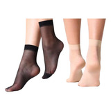 30 Pares De Meia Social Soquete Feminina Confortável Luxo