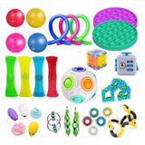 30 Pçs set Fidget Sensorial Stress Relief Toys