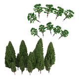 30 Peças Ho Cypress Árvore Modelos