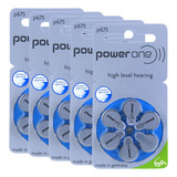 30 Pilhas P675 Power One Baterias Pr44 Aparelho Auditivo