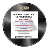 30 Plásticos Lp Discos Vinil 15 Externos 0 15 15 Internos