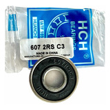 30 Rolamentos 607 Hch 2rs C3   Ddu  7x19x6mm Alta Rotação