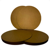 30 Sousplat Suplat Base Jogo Americano 35cm 3mm Mdf Cor Cru Liso Amg Decore