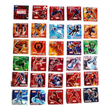 30 Stamps Elma Chips Herois Marvel 2005 Coleção Completa