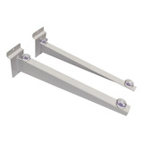 30 Suporte Faca Com Aba E Ventosa Branco 20cm Base P Painel
