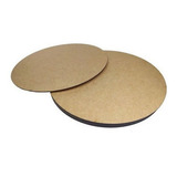 30 Un Sousplat Supla Soupla Mdf Cru 3mm Base P Prato 30cm