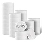 30 Unidades De Discos De Isopor De 7 6 Cm Círculos De Espuma Para Artesanato 2 5 Cm De Espessura Círculos Redondos De Espuma Brancos Para Projetos DIY Bolos E Decorações Enfeites De Natal DIY 