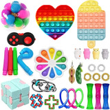 30 Unidades Fidget Brinquedos Pack Colorido