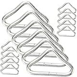 30 Unidades Fivela De Triângulo De Trampolim Molas De Trampolim Âncoras De Trampolim Kit Chaveiro Peças De Reposição De Trampolim Metal Brinquedo Filho Aço Galvanizado