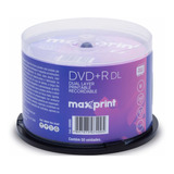 300 Dvd+r 8.5 Gb Maxprint Printable