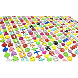 300 Mini Adesivos Pet Piercings Eva Glitter Petshop Cãe Gato