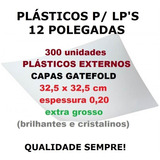 300 Plásticos Externos P/ Lp Vinil
