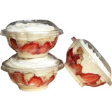 300 Potes Embalagem G680 Kit C/ Tampa 250ml Bolo Pote Mousse
