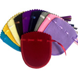 300 Sacos De Veludo Lindos Com Fita De Cetim Saquinho Veludo