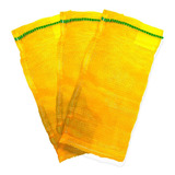 300 Sacos Rafia 24x57 Rede Amarela P/ 5kg Frutas Legumes
